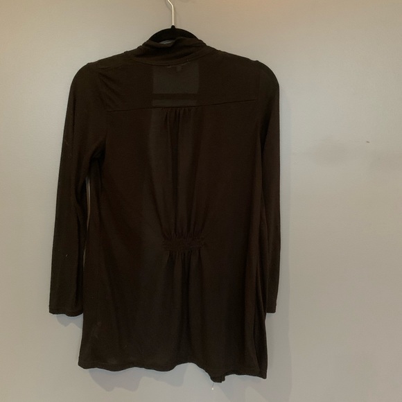 Etam Sheer Cardigan Black Size 4 - Picture 2 of 2